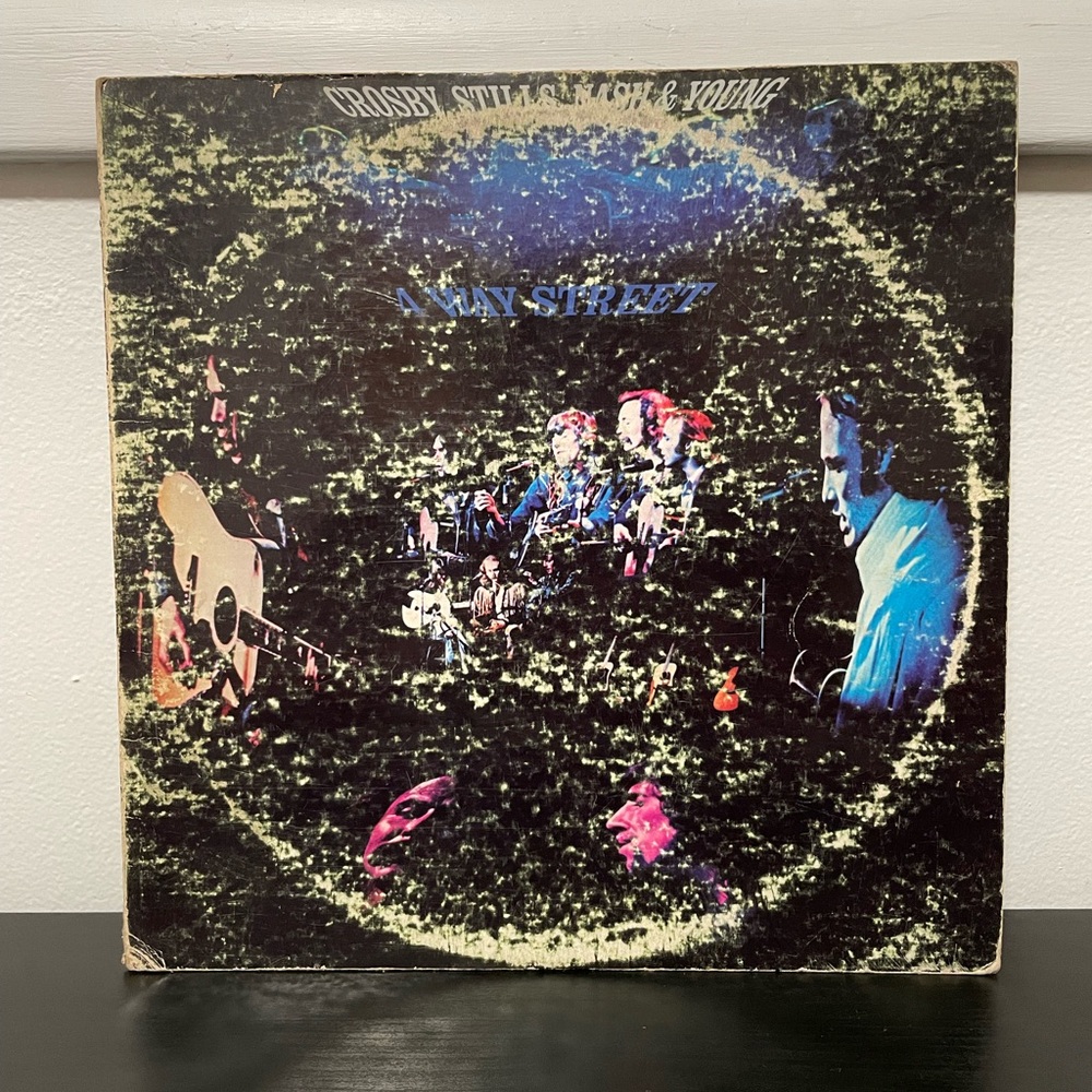 Crosby Stills Nash & Young 4 Way Street Vinyl Double LP Record Original 1971